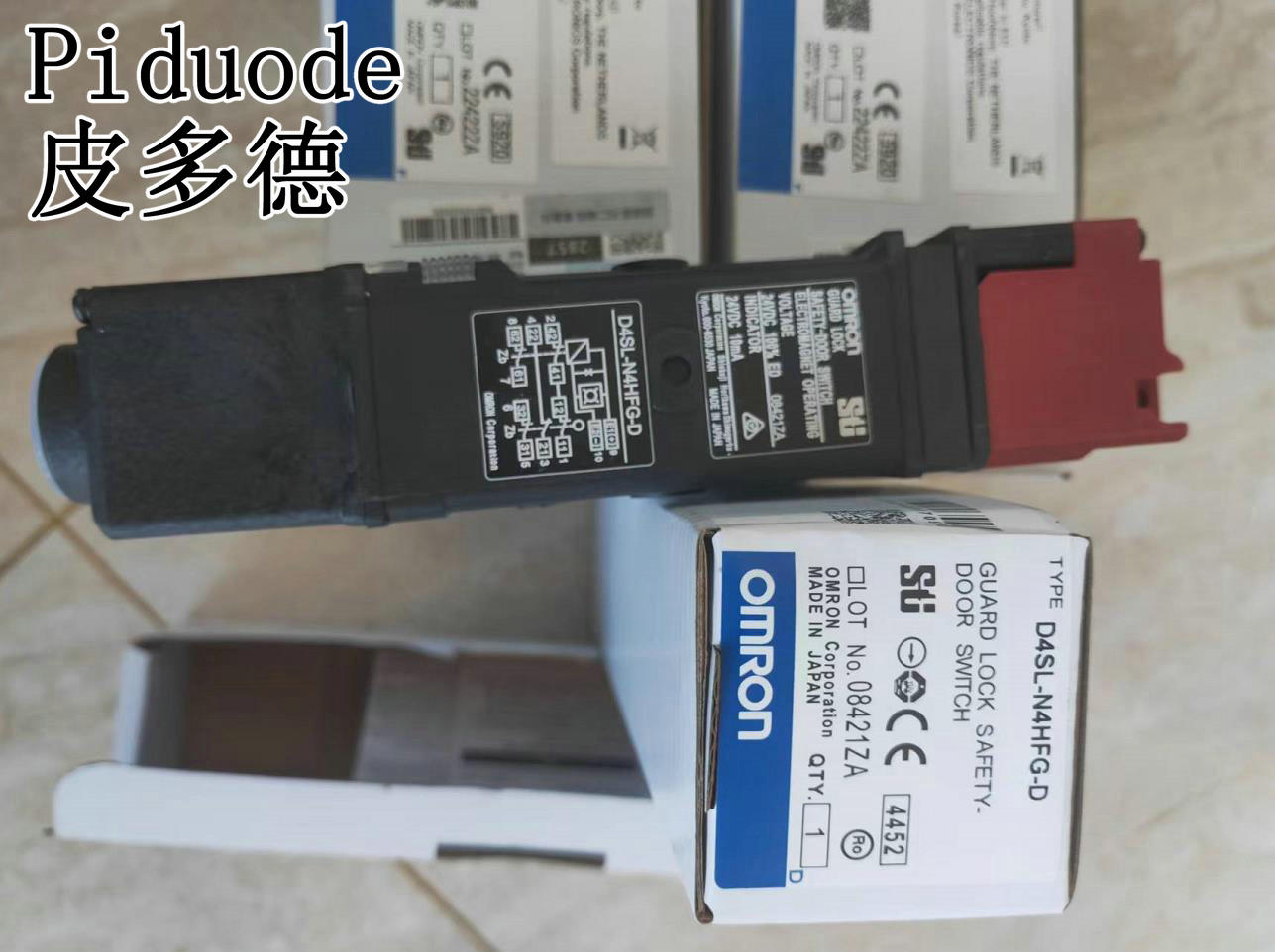 欧姆龙D4SL-N2HDA-D安全门开关 原装全新正品